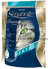 Bosch Sanabelle Dental-pašaras skirtas suaugusioms katėms, kurioms reikia specialios burnos priežiūros, skirtas dantų valymui ir jų priežiūrai 400 g.